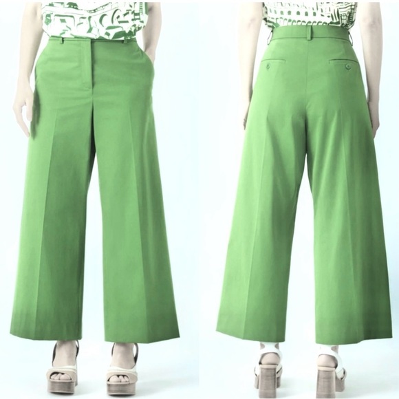 Weekend Max Mara Urial Cropped Wide Leg Trousers - Picture 1 of 7